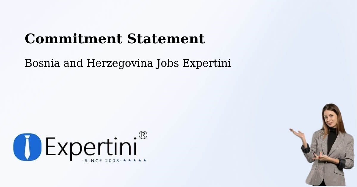 Corporate Commitment – Peći - Bosnia and Herzegovina Jobs Expertini